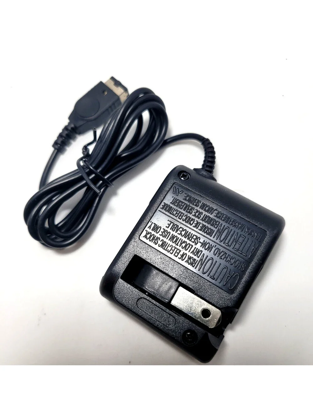 AC Wall Charger Plug for Game Boy Advance GBA SP & Original Nintendo DS (Fat)